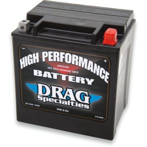 Drag Specialties AGM Battery YIX30L For Harley 99-19 FLT,FLHT,FLTR,FLHD-0