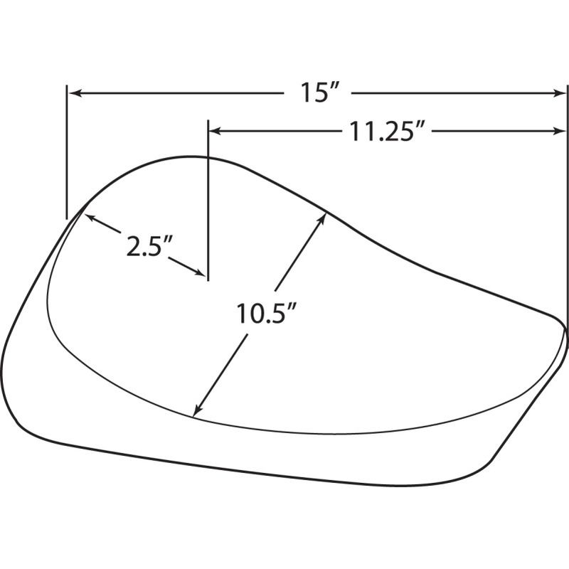 Drag Specialties Solo Seat Diamond for Harley Davidson 82-03 XL Models-183644