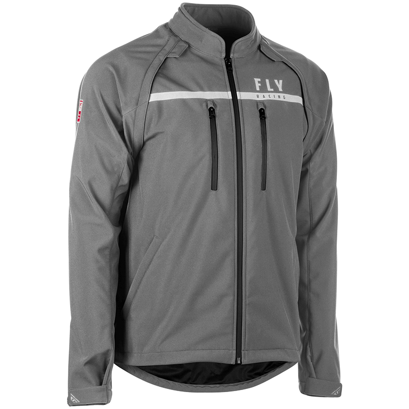 Fly Racing Patrol Softshell Jacket Grey