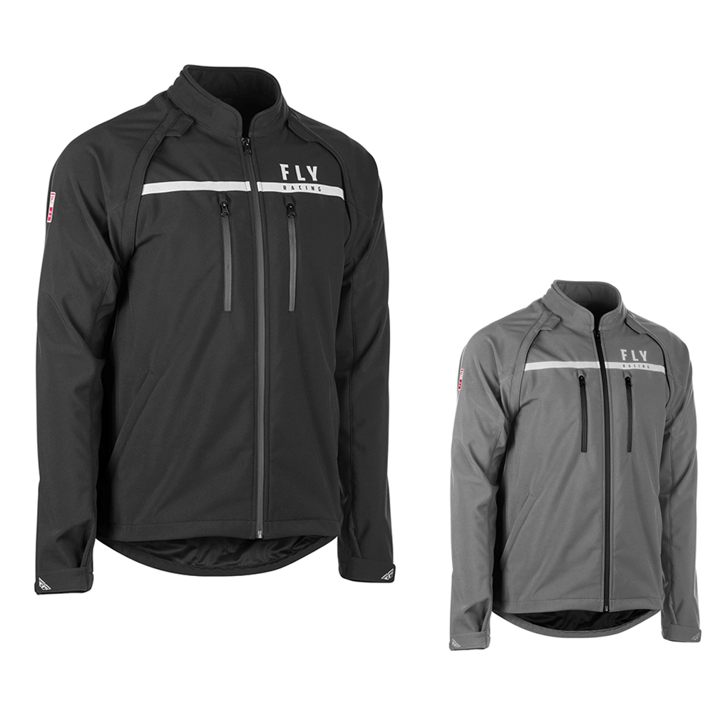 Fly Racing Patrol Softshell Jacket Black
