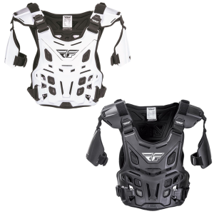Fly Racing Revel CE Offroad Roost Guard White