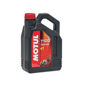 Motul 7100 4T Synthetic Ester 4-Stroke Engine Motor Oil 10w40 (4 Liter) 1 Galon