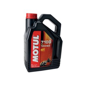 Motul 7100 4T Synthetic Ester 4-Stroke Engine Motor Oil 10W60 (4 Liter) 1 Galon