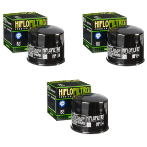 Hiflofiltro HF134 Oil Filter 3 Pack Suzuki Intruder 700G, GV1200 GL Madura