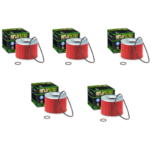 Hiflofiltro HF192 Oil Filter 5 Pack Triumph Speed Triple 900, Trident 750