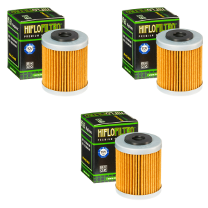 Hiflofiltro HF651 Oil Filter 3 Pack KTM 690 Duke R Husqvarna Enduro 701
