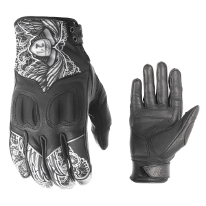 Highway 21 Vixen Lace Women's Gloves Black/White
