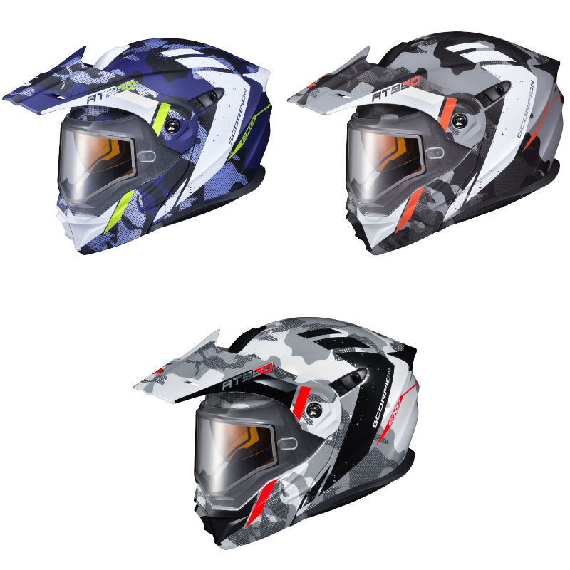 2024 Scorpion EXO-AT950 Outrigger Dual Lens Adventure Touring/Dual Sport Helmet-0