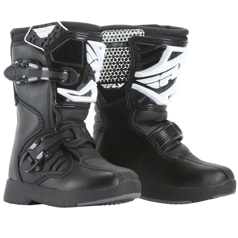 Fly Racing Maverik Youth/Kids MX Motocross Offroad Boots - Pick Size/Color-228289