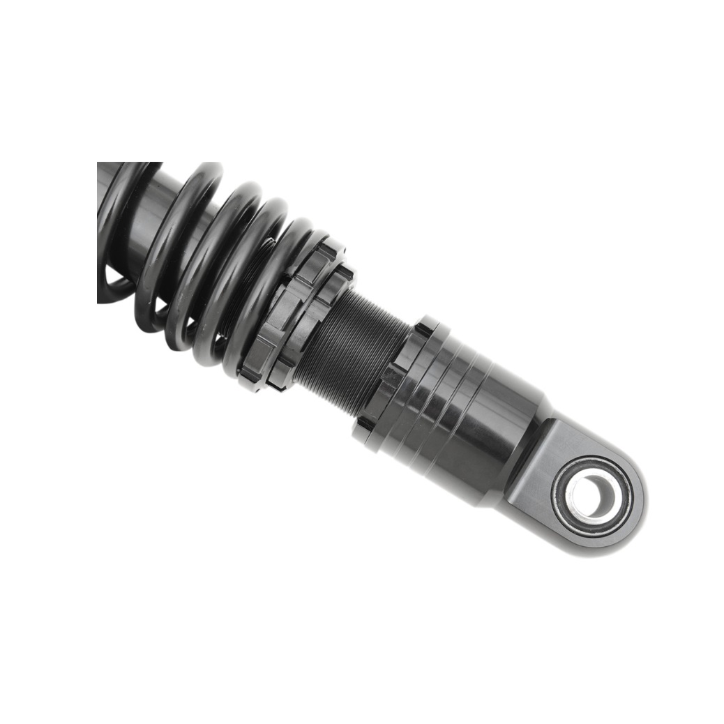 Drag Specialties Premium Adjustable Shocks 13" Nitrogen Black Harley Davidson-207347