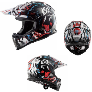 2024 LS2 Gate Beast Youth/Kids MX Motocross Offroad Helmet - Pick Size-0