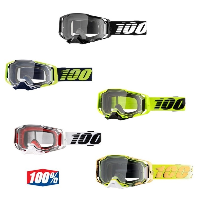 2024 100% Armega Clear Lens MX Motocross Offroad Goggles - Pick Color-0