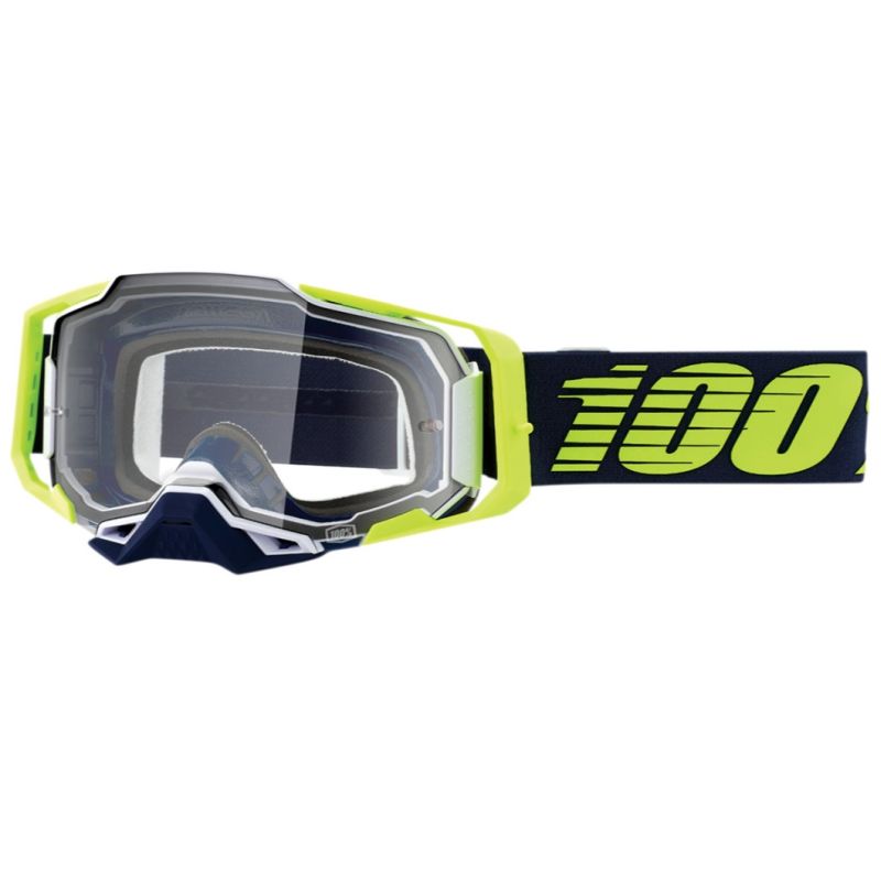 2024 100% Armega Clear Lens MX Motocross Offroad Goggles - Pick Color-224023