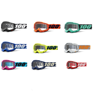 2024 100% Accuri 2 Clear Lens MX Motocross Offroad Goggles - Pick Color-0
