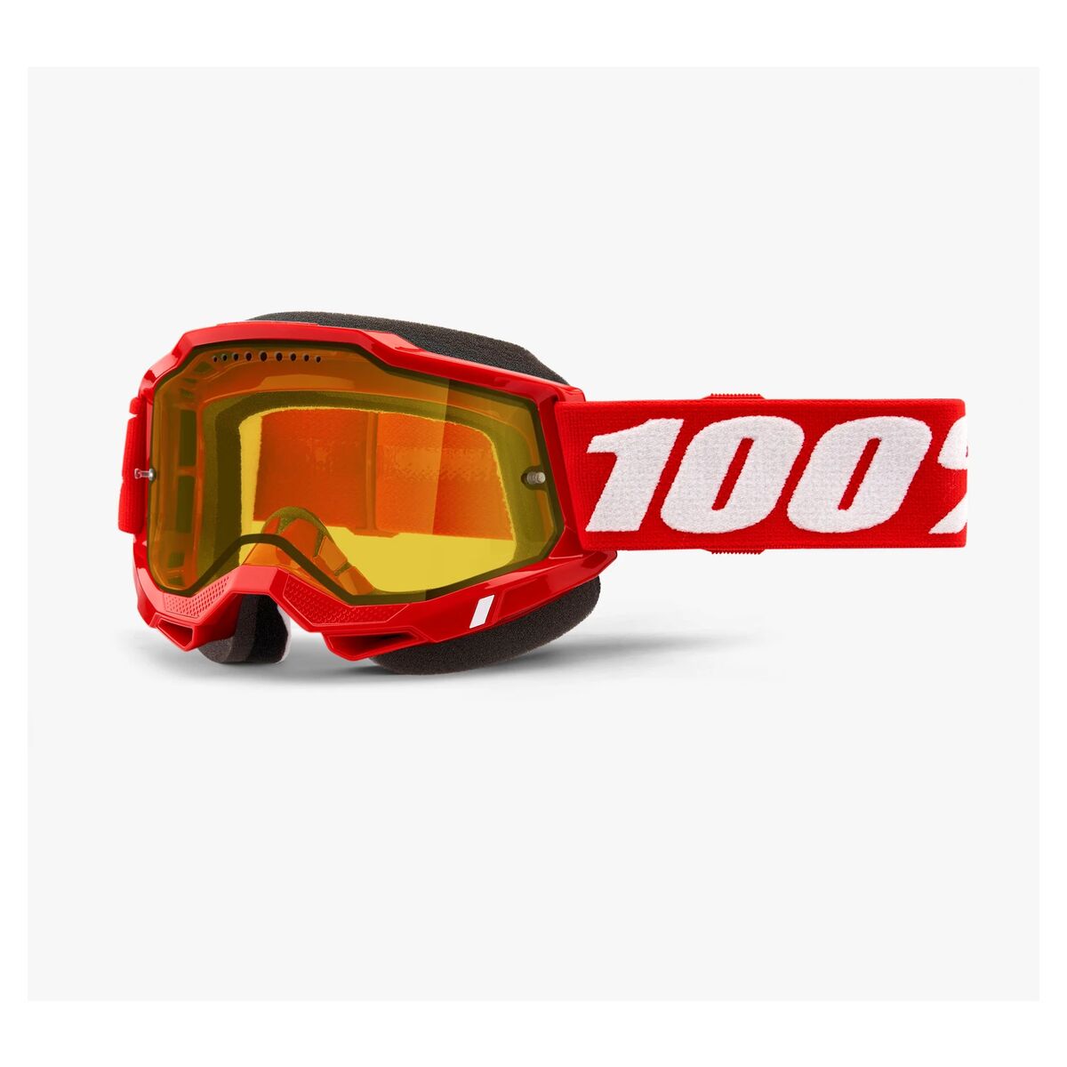 2024 100% Accuri 2 Snow Yellow Lens Snowmobile ATV Offroad Goggles - Pick Color-212286