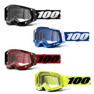 2024 100% Racecraft 2 Clear Lens MX Motocross Offroad Goggles - Pick Color-0