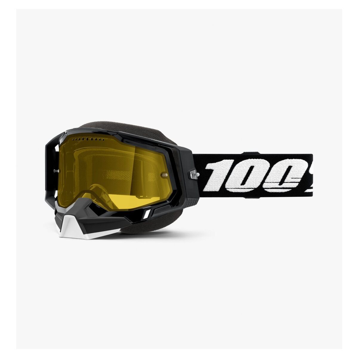 2024 100% Racecraft 2 Snow Motocross Offroad Yellow Lens Goggles-212522