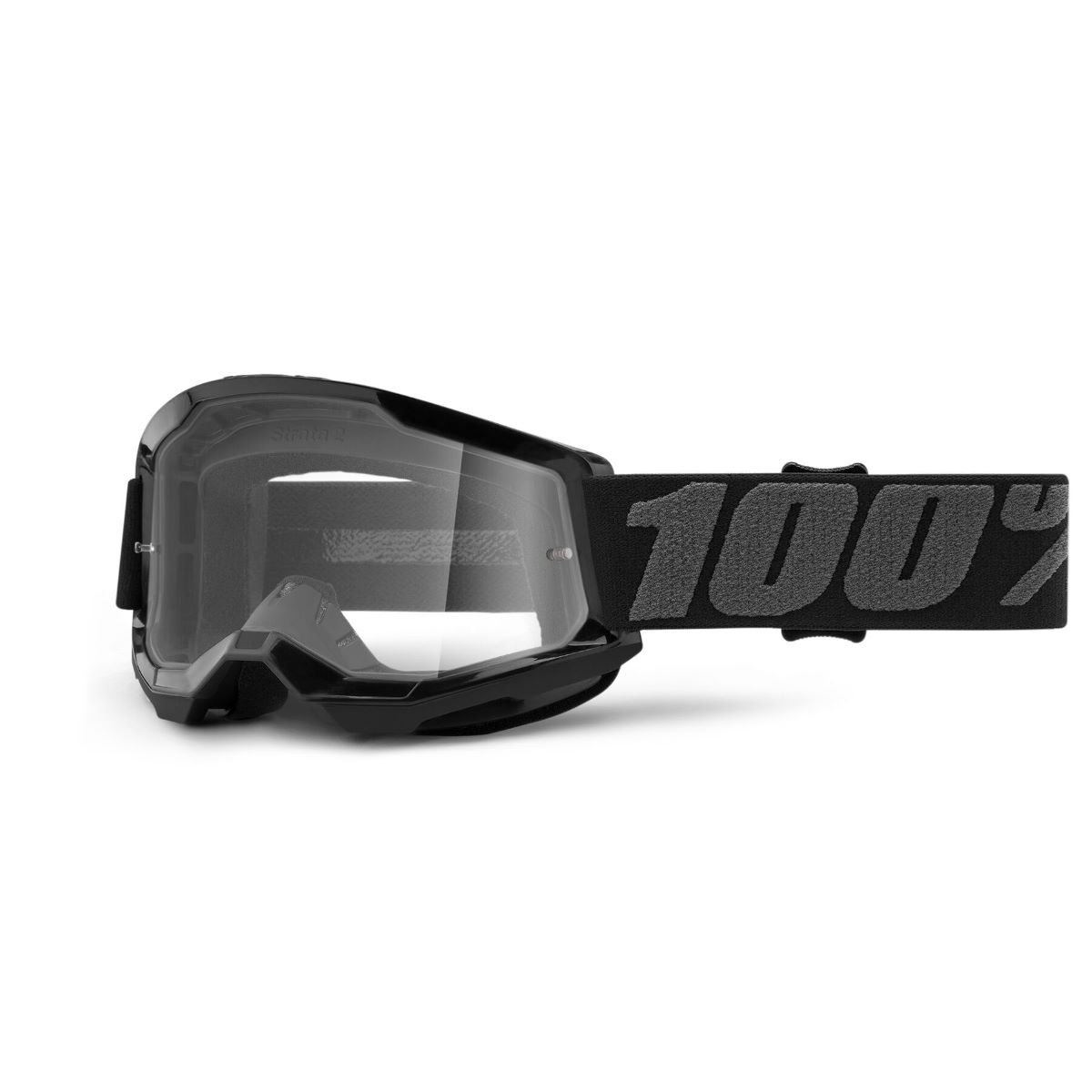 100% Strata 2 Youth/Kids MX Motocross Offroad Clear Lens Goggles-212667