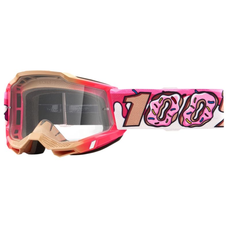 2024 100% Accuri 2 Clear Lens Youth/Kids MX Motocross Offroad Goggles-242446