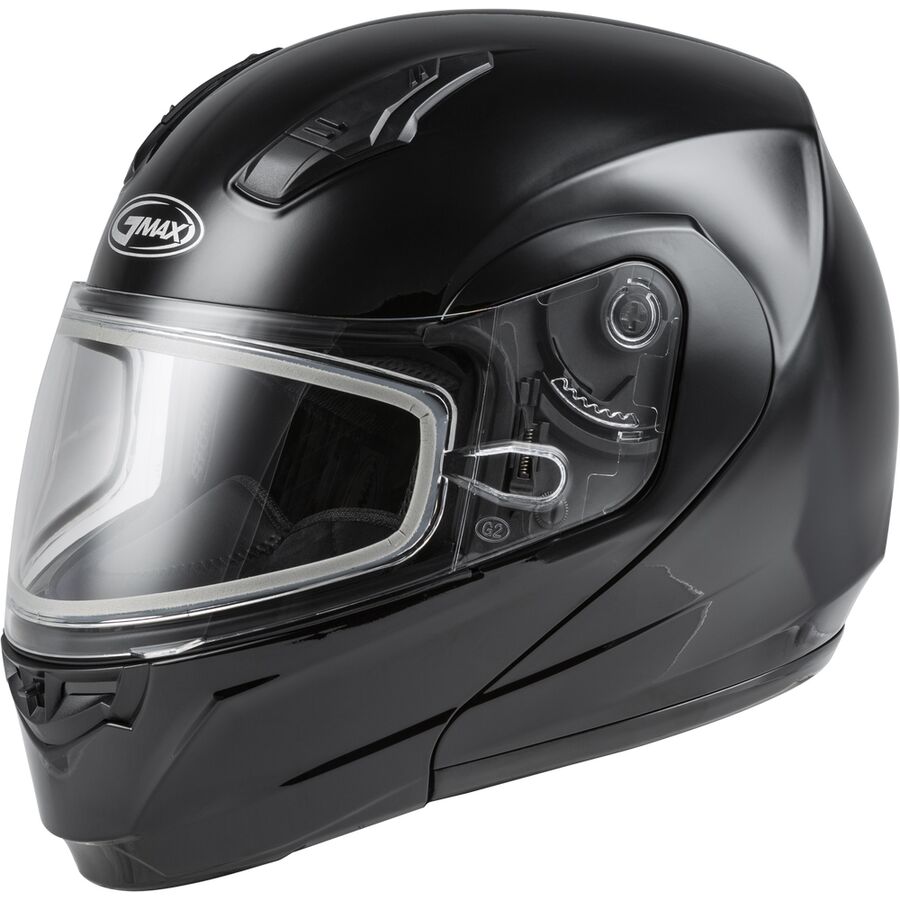 Gmax MD-04S Solid Modular Dual Lens Snow Motorcycle Helmet - Pick Size & Color-214601