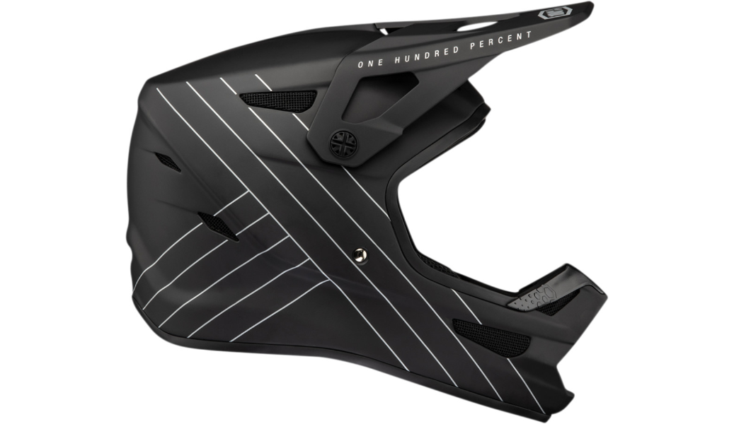 100% Status MTB BMX Bicycle Essential Black Helmet - Pick Size-215783