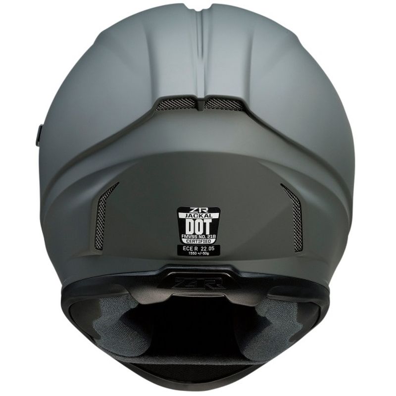 2024 Z1R Jackal Smoke Full Face Street Motorcycle Helmet - Pick Size & Color-220368