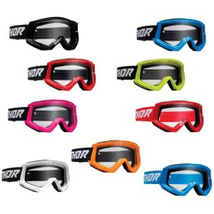 2024 Thor Combat Racer Youth/Kids MX Motocross Offroad ATV Goggles - Pick Color-0
