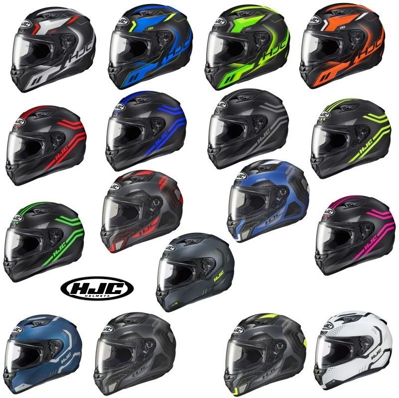 HJC i10 Full Face Unisex Street Motorcycle Helmet - Pick Color/Size-0