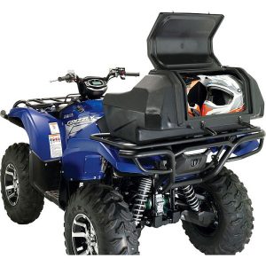 Moose Utility ATV Black Helmet Storage Rear Trunk-0