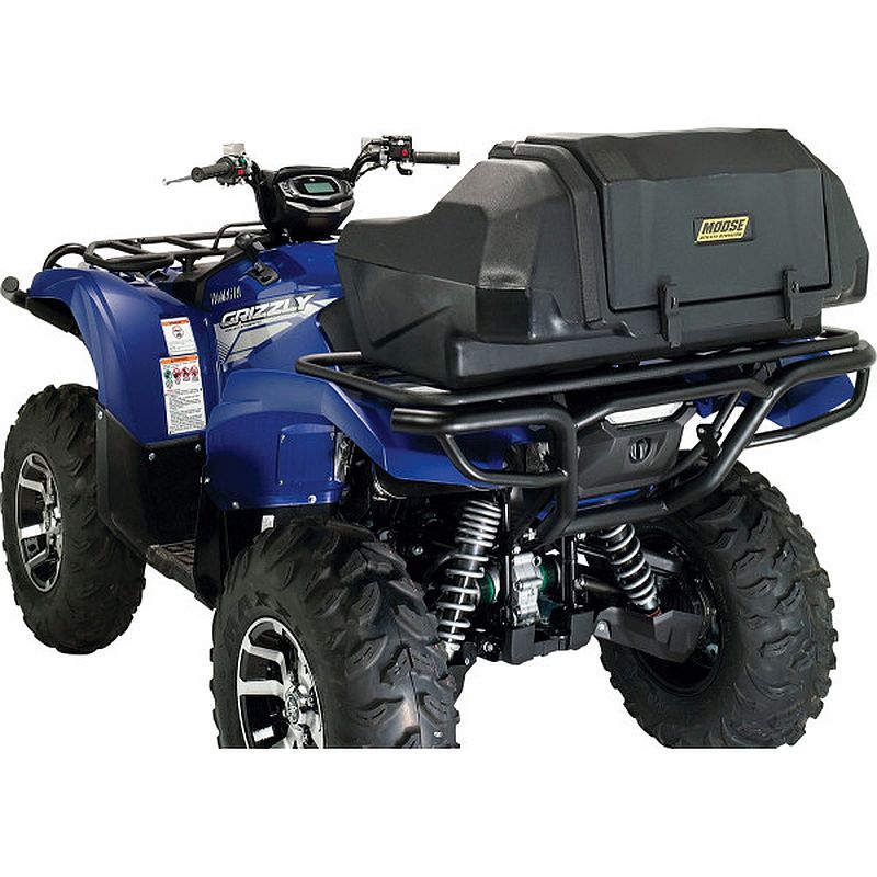 Moose Utility ATV Black Helmet Storage Rear Trunk-224595