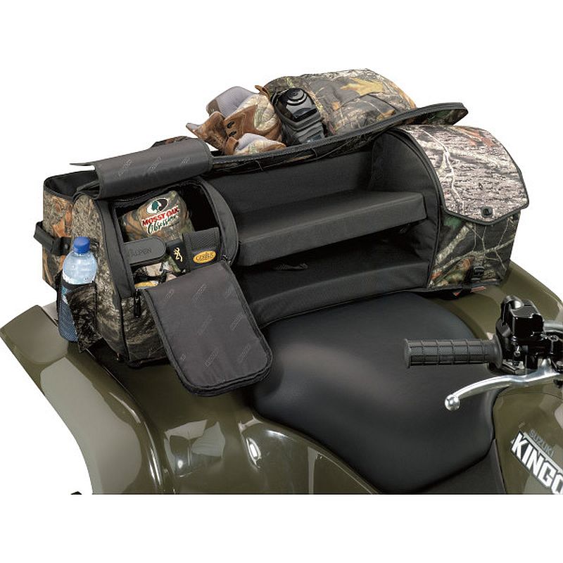 Moose Utility ATV Ridgetop Mossy Oak Water Resistant Rear Rack Luggage Bags-0