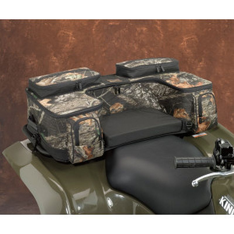 Moose Utility ATV Ozark Mossy Oak Water Resistant Rear Rack Luggage Bags-0