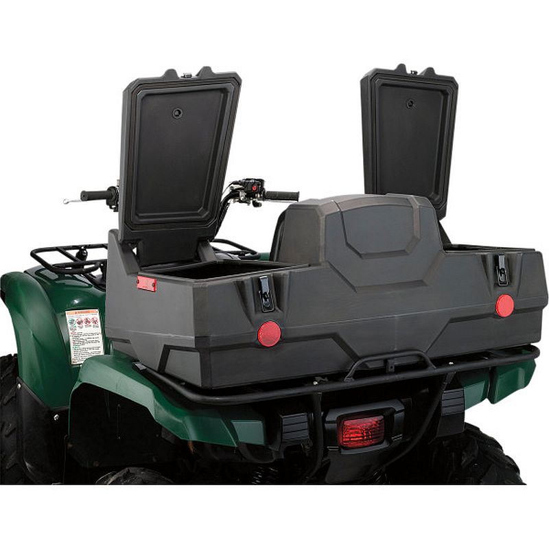 Moose Utility Black ATV Dynasty Rear Cushioned Seat and Luggage Trunk -0