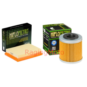 HifloFiltro Air Filter & Oil Filter Kit Aprilia 450 550 RXV SXV Enduro Street-0