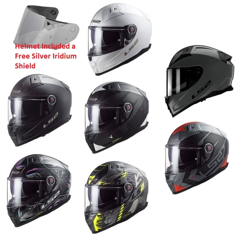 LS2 Citation II Full Face Street Motorcycle Helmet - Pick Size & Color-0