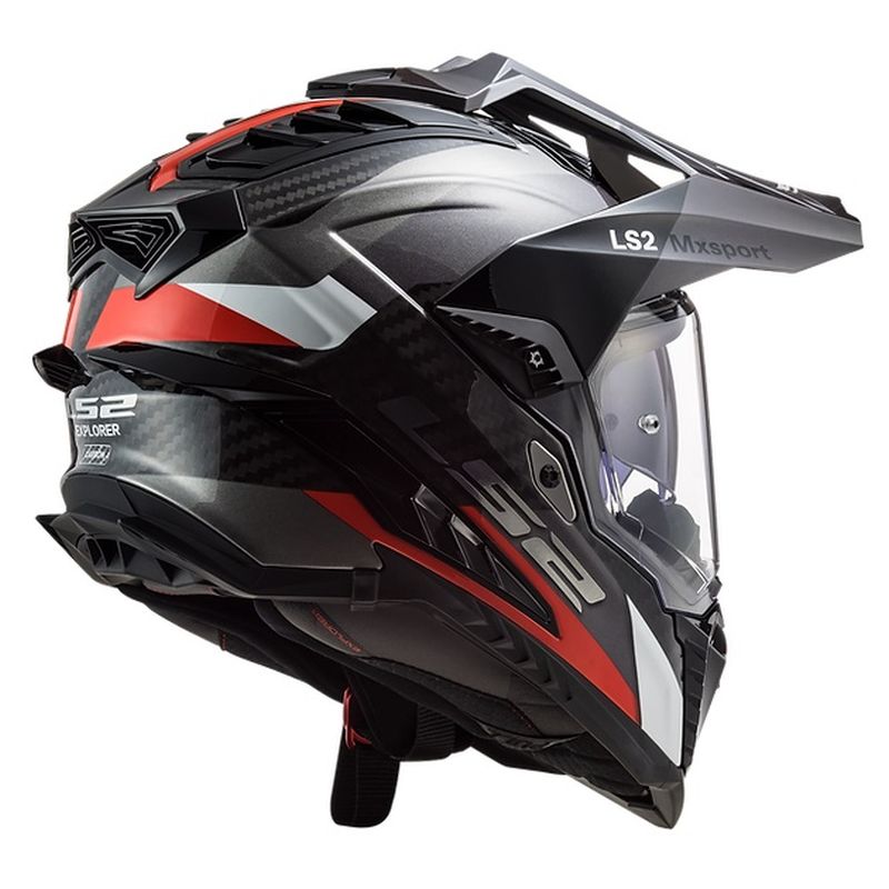 LS2 Explorer Carbon Adventure Motorcycle Dual-Sport Helmet Pick Size/Color-234958