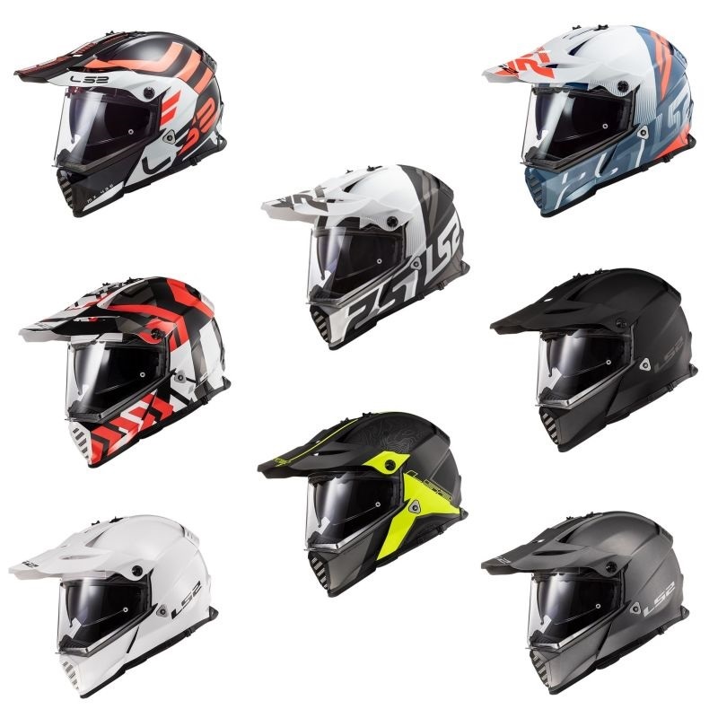 2024 LS2 Blaze Adventure Motorcycle Dual-Sport Helmet - Pick Size & Color -0