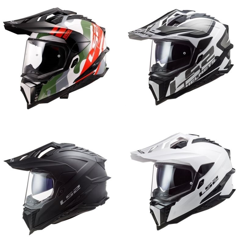 LS2 Explorer Full Face Adventure Motorcycle Dual-Sport Helmet - Pick Size/Color-0