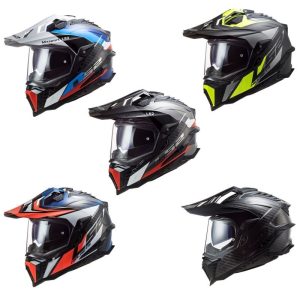LS2 Explorer Carbon Adventure Motorcycle Dual-Sport Helmet Pick Size/Color-0