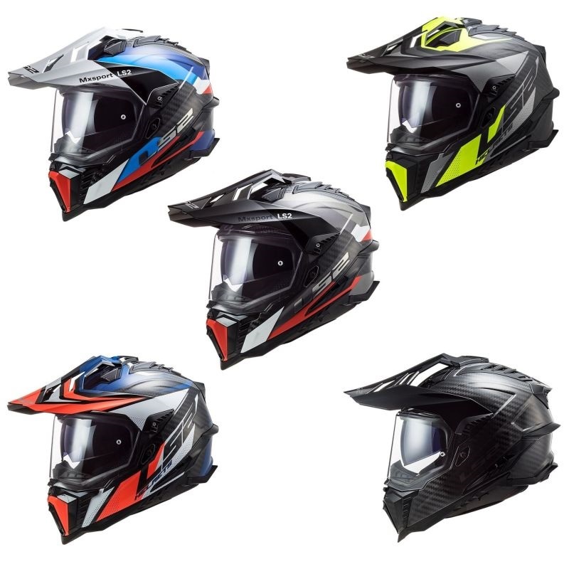 LS2 Explorer Carbon Adventure Motorcycle Dual-Sport Helmet Pick Size/Color-0
