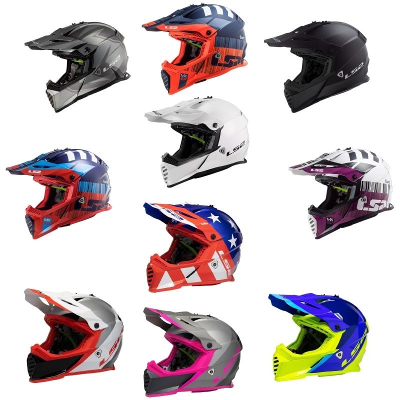 LS2 Gate Full face MX Motocross Offroad ATV Helmet - Pick Size & Color-0