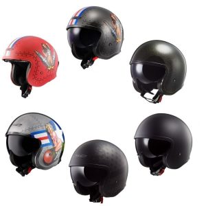 LS2 Spitfire Open Face Street Motorcycle Helmet - Pick Size & Color-0