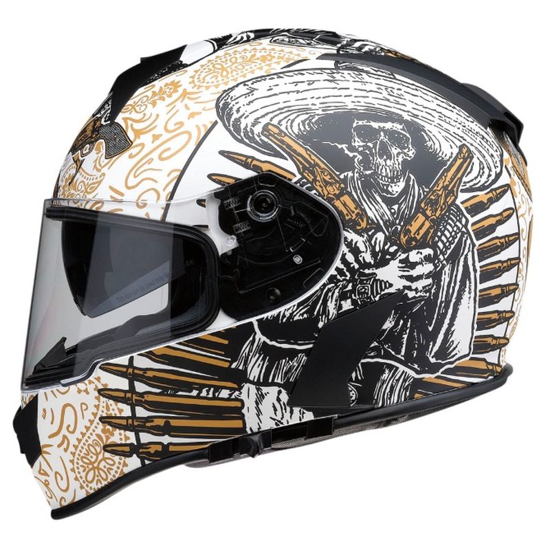 Z1R Warrant Full Face Street Motorcycle Helmet - Pick Size & Color-239165