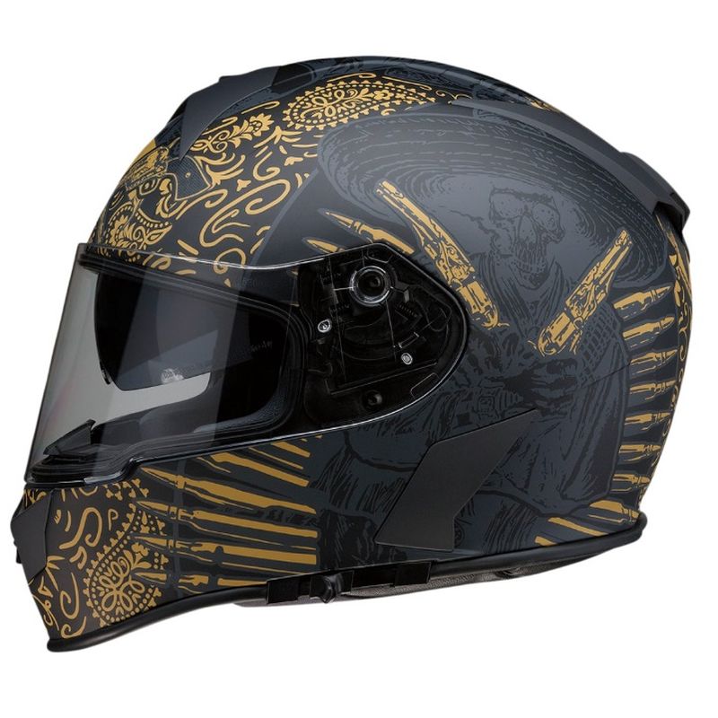 Z1R Warrant Full Face Street Motorcycle Helmet - Pick Size & Color-239170