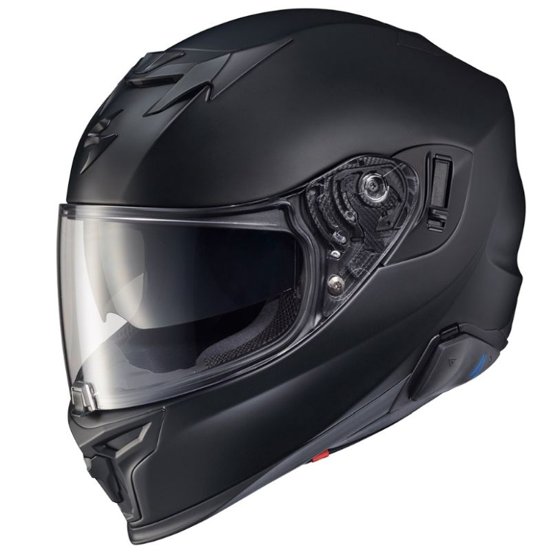 2024 Scorpion EXO-T520 Solid w/ EXO-COM KIT Street Motorcycle Full Face Helmet -238697