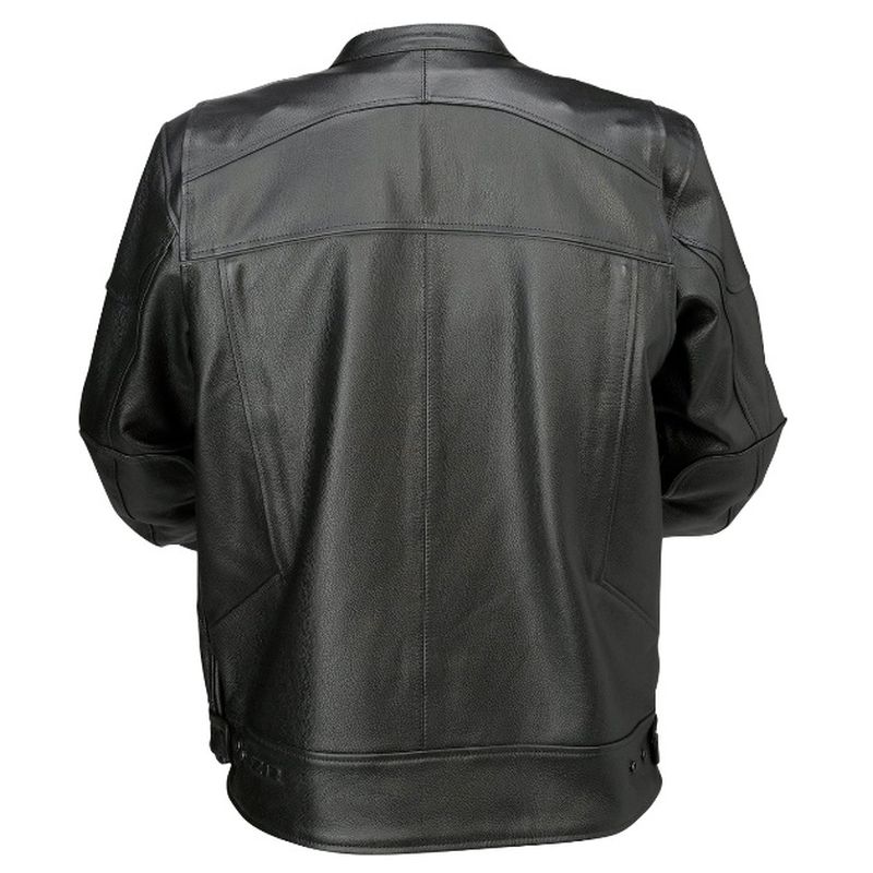 2024 Z1R Justifier Street Motorcycle Leather Jacket - Pick Size Black-242796