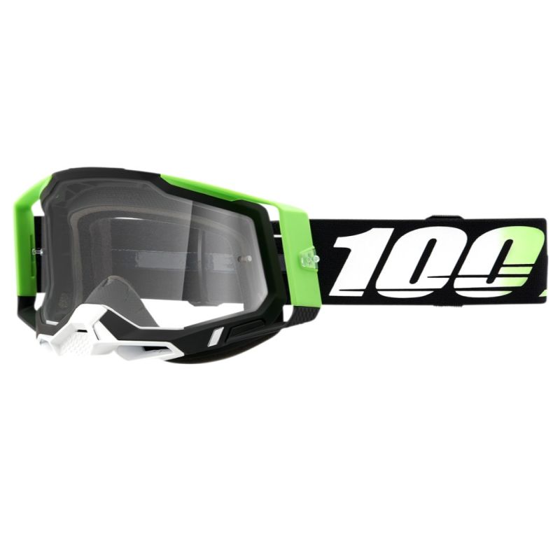 2024 100% Racecraft 2 Clear Lens ATV Motocross Offroad Goggles - Pick Color-242325