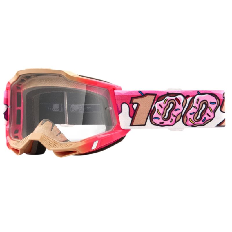 2024 100% Accuri 2 Clear Lens Motocross ATV Offroad Goggles - Pick Color-242382