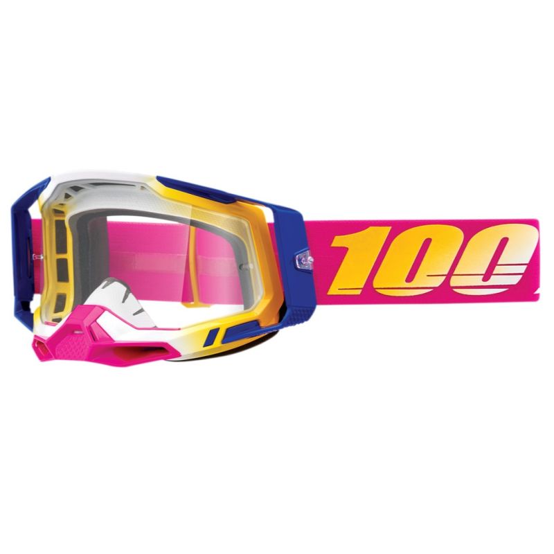 2024 100% Racecraft 2 Clear Lens ATV Motocross Offroad Goggles - Pick Color-242309