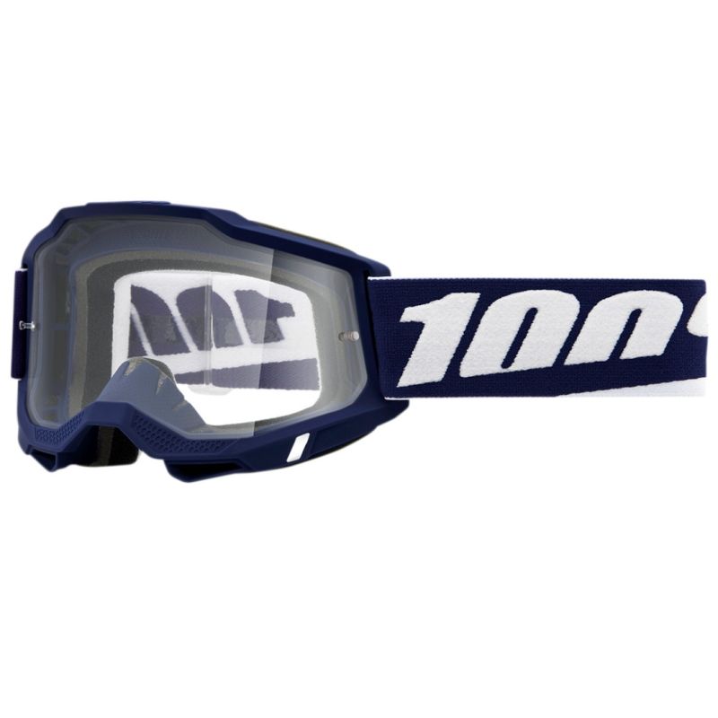 2024 100% Accuri 2 Clear Lens Motocross ATV Offroad Goggles - Pick Color-242384